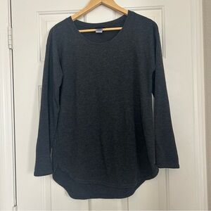 Felina Women’s Dark Grey long sleeve Tunic Top Size Medium